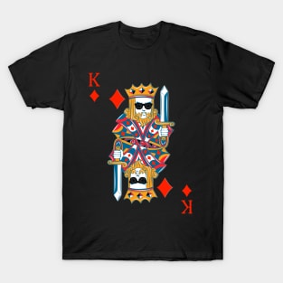 King of Diamonds Poker Card T-Shirt